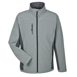 Devon & Jones Men's Soft Shell Colorblock Jacket | Water Resistant Rating